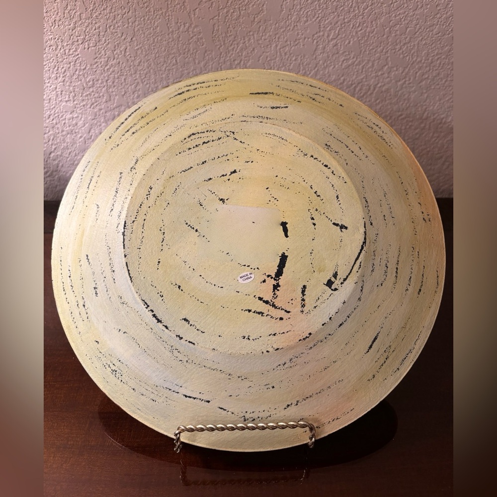 Rustic Chicken Decorative Plate Decor - Picture 4 of 4